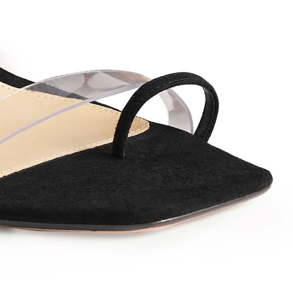 ALEXANDRE BIRMAN Katie bow-embellished suede and PVC sandals - Picture 5 of 11